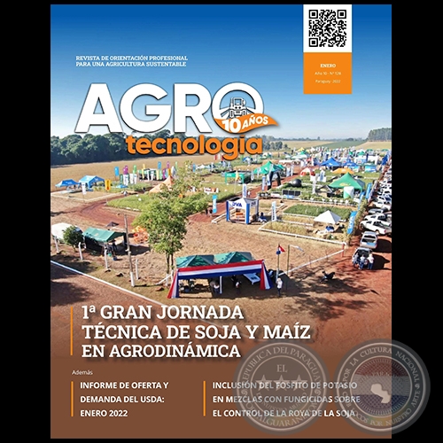 AGROTECNOLOGÍA – REVISTA DIGITAL - ENERO - AÑO 10 - NÚMERO 128 - AÑO 2022 - PARAGUAY